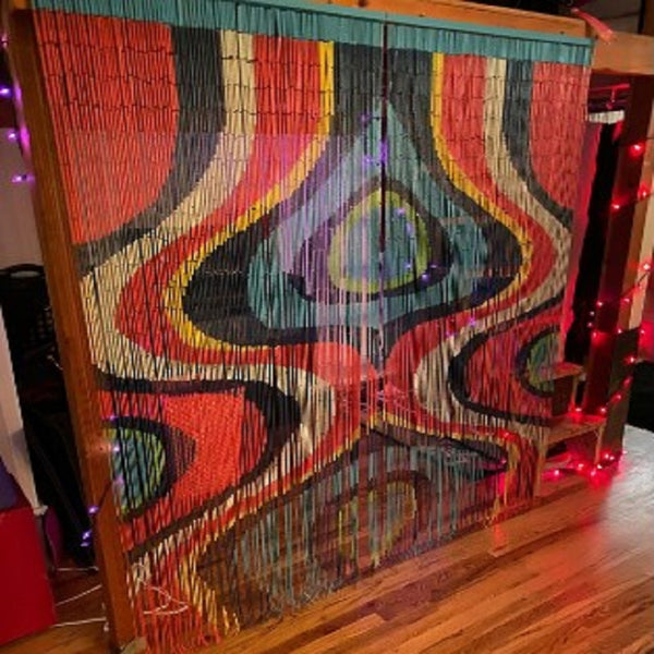COLOR ART - BAMBOO BEADED CURTAIN