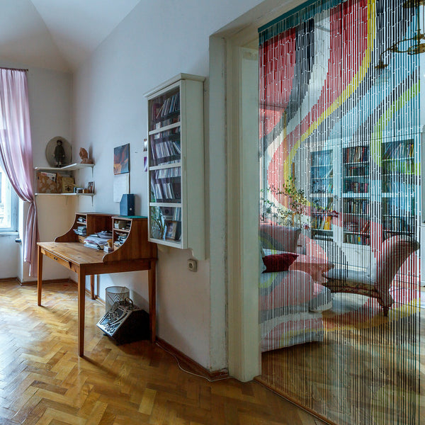 COLOR ART - BAMBOO BEADED CURTAIN