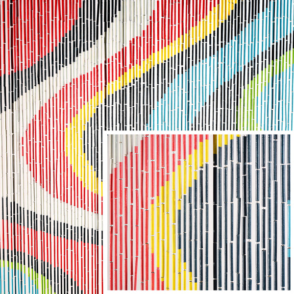 COLOR ART - BAMBOO BEADED CURTAIN