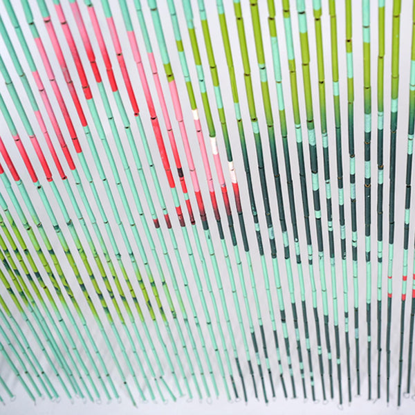 FLAMINGO - BAMBOO BEADED CURTAIN