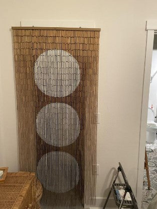 TRIPLE DOTS- BAMBOO BEADED CURTAIN