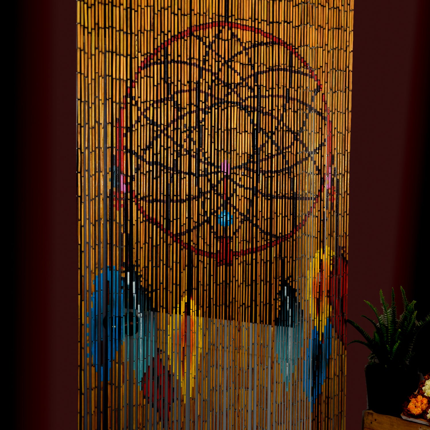 Www Alhudapk Supreme Bamboo Beaded Curtain Bamboo Beaded Bohemian